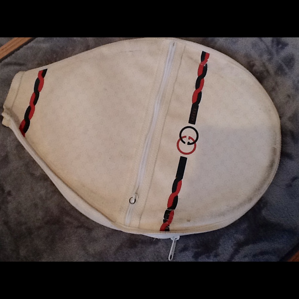 Authentic Gucci vintage tennis rack cover